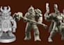 sculpt 3d character modeling, miniature tabletop warhammer model for 3d printing